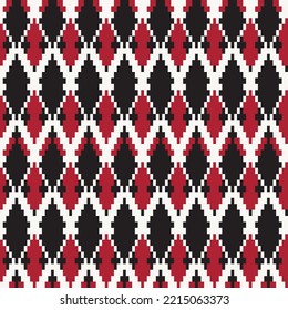 Argyle fair isle seamless pattern design for knitwear, fashion textile, graphics