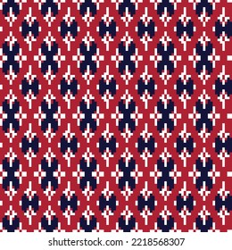 Argyle fair isle seamless pattern design for knitwear, fashion textile, graphics