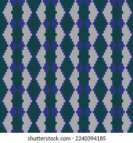 Argyle fair isle seamless pattern design for knitwear, fashion textile, graphics