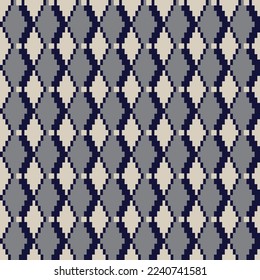 Argyle fair isle seamless pattern design for knitwear, fashion textile, graphics