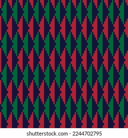 Argyle fair isle seamless pattern design for knitwear, fashion textile, graphics