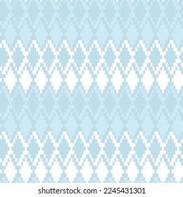 Argyle fair isle seamless pattern design for knitwear, fashion textile, graphics