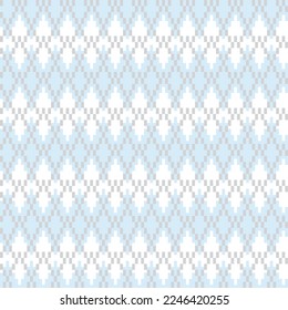 Argyle fair isle seamless pattern design for knitwear, fashion textile, graphics