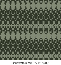 Argyle fair isle seamless pattern design for knitwear, fashion textile, graphics