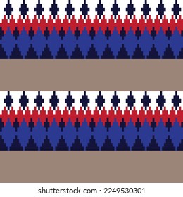 Argyle fair isle seamless pattern design for knitwear, fashion textile, graphics