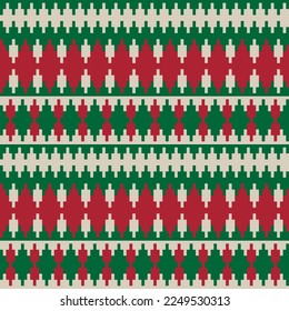 Argyle fair isle seamless pattern design for knitwear, fashion textile, graphics