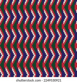 Argyle fair isle seamless pattern design for knitwear, fashion textile, graphics
