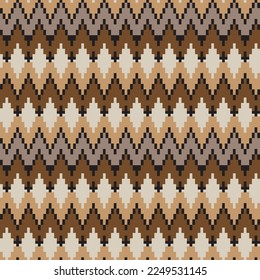 Argyle fair isle seamless pattern design for knitwear, fashion textile, graphics