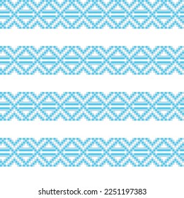 Argyle fair isle seamless pattern design for knitwear, fashion textile, graphics