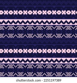 Argyle fair isle seamless pattern design for knitwear, fashion textile, graphics