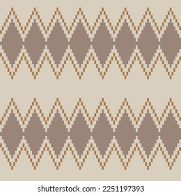 Argyle fair isle seamless pattern design for knitwear, fashion textile, graphics
