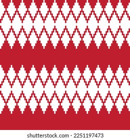 Argyle fair isle seamless pattern design for knitwear, fashion textile, graphics