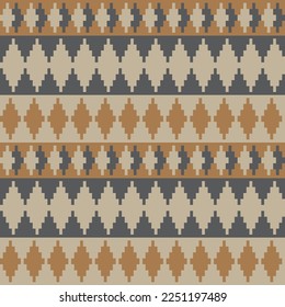 Argyle fair isle seamless pattern design for knitwear, fashion textile, graphics