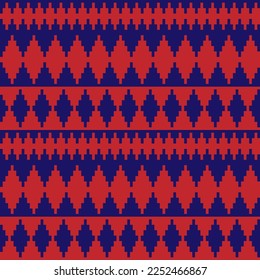 Argyle fair isle seamless pattern design for knitwear, fashion textile, graphics