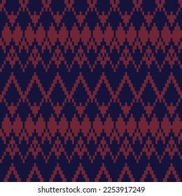 Argyle fair isle seamless pattern design for knitwear, fashion textile, graphics