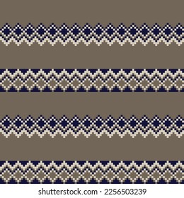 Argyle fair isle seamless pattern design for knitwear, fashion textile, graphics