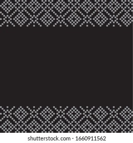 Argyle Geometric Border Template for backgrounds, printing materials, e commerce and etc.