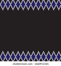 Argyle Geometric Border Template for backgrounds, printing materials, e commerce and etc.