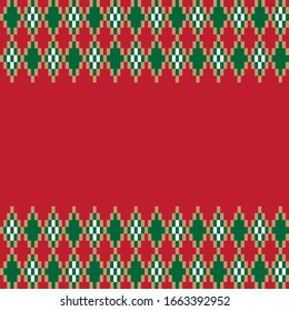 Argyle Geometric Border Template for backgrounds, printing materials, e commerce and etc.