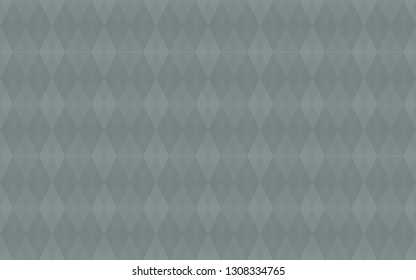 Argyle grey seamless pattern. Elegant  background with smooth rhombus. Geometric rhomb vector texture.