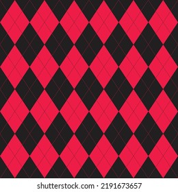 Argyle harlequin vector seamless pattern