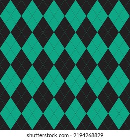 Argyle harlequin vector seamless pattern