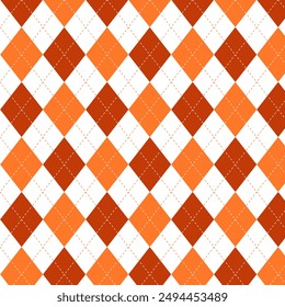 Motif Argyle pour tissus imprimés, textiles, vêtements, fond d'écran et arrière-plans. Design harmonieux  Image vectorielle.
