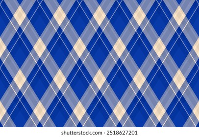 Patrón de argyle de rombo geométrico. Diseño de Fondo de pantalla de cuadros de arlequín. Clásico diamante en forma de material textil para el fondo de Web, ropa de tela de impresión, suéter, papel de embalaje, Tarjeta de regalo, invitación