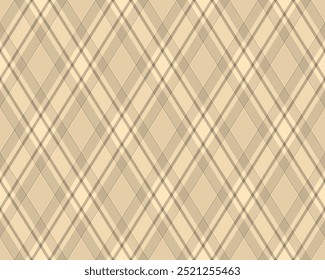 Argyle pattern of geometric rhombus. Harlequin check wallpaper design. Classic diamond shaped textile material for web background, print fabric clothing, sweater, wrapping paper, gift card, invitation