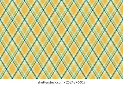 Argyle pattern of geometric rhombus. Harlequin check wallpaper design. Classic diamond shaped textile material for web background, print fabric clothing, sweater, wrapping paper, gift card, invitation