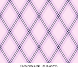 Padrão de Argyle de losango geométrico. Harlequin verificar papel de parede design. Material têxtil em forma de diamante clássico para fundo da web, impressão de roupas de tecido, suéter, papel de embrulho, cartão de presente, convite