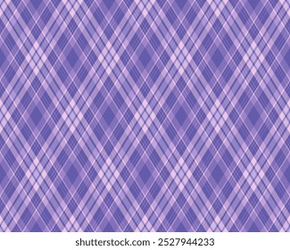 Argyle pattern of geometric rhombus. Harlequin check wallpaper design. Classic diamond shaped textile material for web background, print fabric clothing, sweater, wrapping paper, gift card, invitation