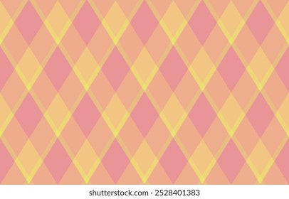 Patrón de argyle de rombo geométrico. Diseño de Fondo de pantalla de cuadros de arlequín. Clásico diamante en forma de material textil para el fondo de Web, ropa de tela de impresión, suéter, papel de embalaje, Tarjeta de regalo, invitación