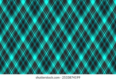 Argyle pattern of geometric rhombus. Harlequin check wallpaper design. Classic diamond shaped textile material for web background, print fabric clothing, sweater, wrapping paper, gift card, invitation