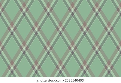 Argyle pattern of geometric rhombus. Harlequin check wallpaper design. Classic diamond shaped textile material for web background, print fabric clothing, sweater, wrapping paper, gift card, invitation