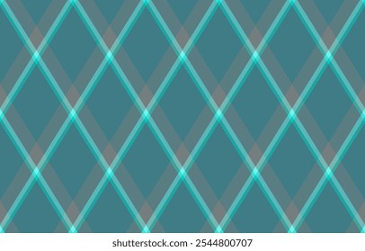 Argyle pattern of geometric rhombus. Harlequin check wallpaper design. Classic diamond shaped textile material for web background, print fabric clothing, sweater, wrapping paper, gift card, invitation