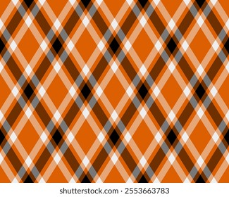 Argyle pattern of geometric rhombus. Harlequin check wallpaper design. Classic diamond shaped textile material for web background, print fabric clothing, sweater, wrapping paper, gift card, invitation