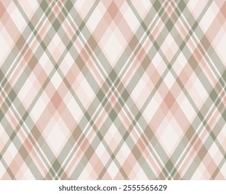 Argyle pattern of geometric rhombus. Harlequin check wallpaper design. Classic diamond shaped textile material for web background, print fabric clothing, sweater, wrapping paper, gift card, invitation