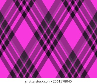 Argyle pattern of geometric rhombus. Harlequin check wallpaper design. Classic diamond shaped textile material for web background, print fabric clothing, sweater, wrapping paper, gift card, invitation