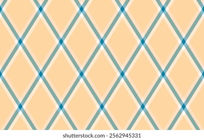 Argyle pattern of geometric rhombus. Harlequin check wallpaper design. Classic diamond shaped textile material for web background, print fabric clothing, sweater, wrapping paper, gift card, invitation