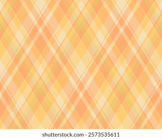 Argyle pattern of geometric rhombus. Harlequin check wallpaper design. Classic diamond shaped textile material for web background, print fabric clothing, sweater, wrapping paper, gift card, invitation