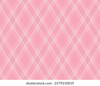 Argyle pattern of geometric rhombus. Harlequin check wallpaper design. Classic diamond shaped textile material for web background, print fabric clothing, sweater, wrapping paper, gift card, invitation