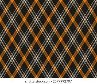 Argyle pattern of geometric rhombus. Harlequin check wallpaper design. Classic diamond shaped textile material for web background, print fabric clothing, sweater, wrapping paper, gift card, invitation