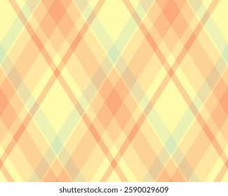 Argyle pattern of geometric rhombus. Harlequin check wallpaper design. Classic diamond shaped textile material for web background, print fabric clothing, sweater, wrapping paper, gift card, invitation