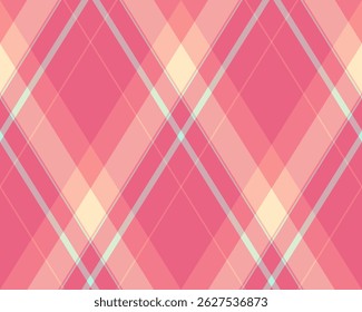 Patrón de argyle de rombo geométrico. Diseño de Fondo de pantalla de cuadros de arlequín. Clásico diamante en forma de material textil para el fondo de Web, ropa de tela de impresión, suéter, papel de embalaje, Tarjeta de regalo, invitación