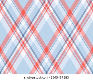 Padrão de Argyle de losango geométrico. Harlequin verificar papel de parede design. Material têxtil em forma de diamante clássico para fundo da web, impressão de roupas de tecido, suéter, papel de embrulho, cartão de presente, convite