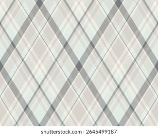 Padrão de Argyle de losango geométrico. Harlequin verificar papel de parede design. Material têxtil em forma de diamante clássico para fundo da web, impressão de roupas de tecido, suéter, papel de embrulho, cartão de presente, convite