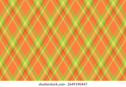 Argyle pattern of geometric rhombus. Harlequin check wallpaper design. Classic diamond shaped textile material for web background, print fabric clothing, sweater, wrapping paper, gift card, invitation