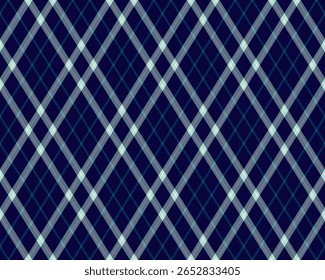 Padrão de Argyle de losango geométrico. Harlequin verificar papel de parede design. Material têxtil em forma de diamante clássico para fundo da web, impressão de roupas de tecido, suéter, papel de embrulho, cartão de presente, convite