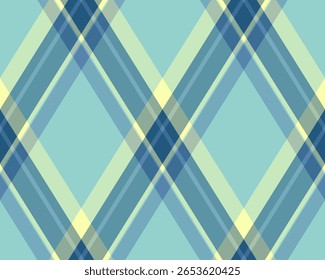 Padrão de Argyle de losango geométrico. Harlequin verificar papel de parede design. Material têxtil em forma de diamante clássico para fundo da web, impressão de roupas de tecido, suéter, papel de embrulho, cartão de presente, convite